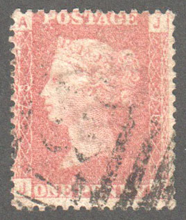 Great Britain Scott 33 Used Plate 73 - JA - Click Image to Close